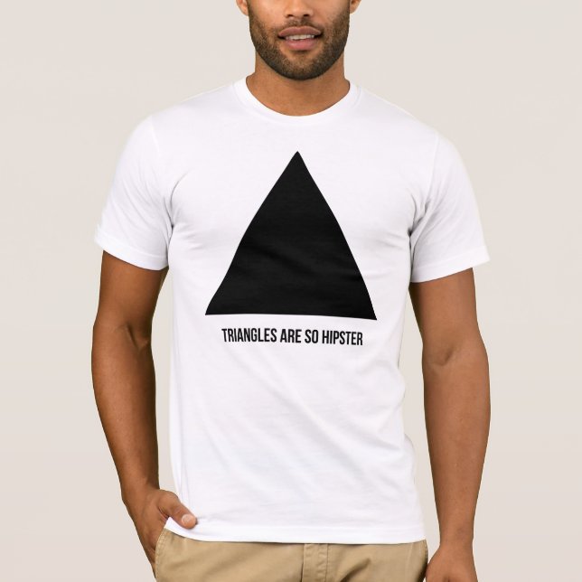 T-shirt les triangles sont tellement hissés (Devant)