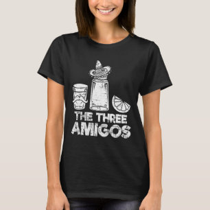 T-shirt Les Trois Amigos Chemise Tequila Lime Salt Hommes