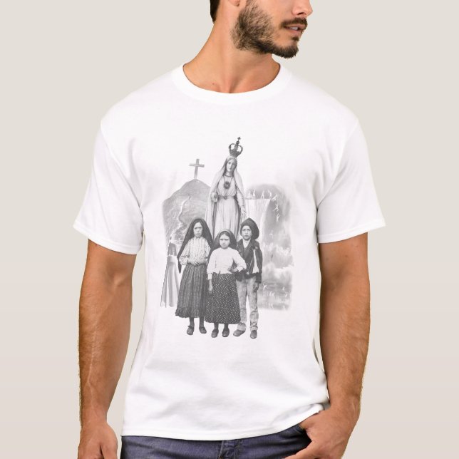T-shirt Les trois petits bergers de Fatima (Devant)