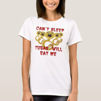 T-shirt Les tubas me mangeront tee - shirt