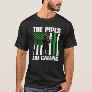 T-shirt Les Tuyaux Appelent Le Jour de la Saint Patrick Ir