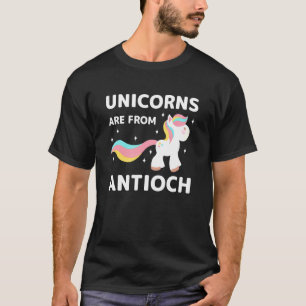 T-shirt Les Unicornes Proviennent D'Antioch California Res