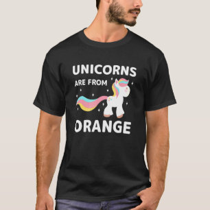 T-shirt Les Unicornes Proviennent D'Orange California Rési