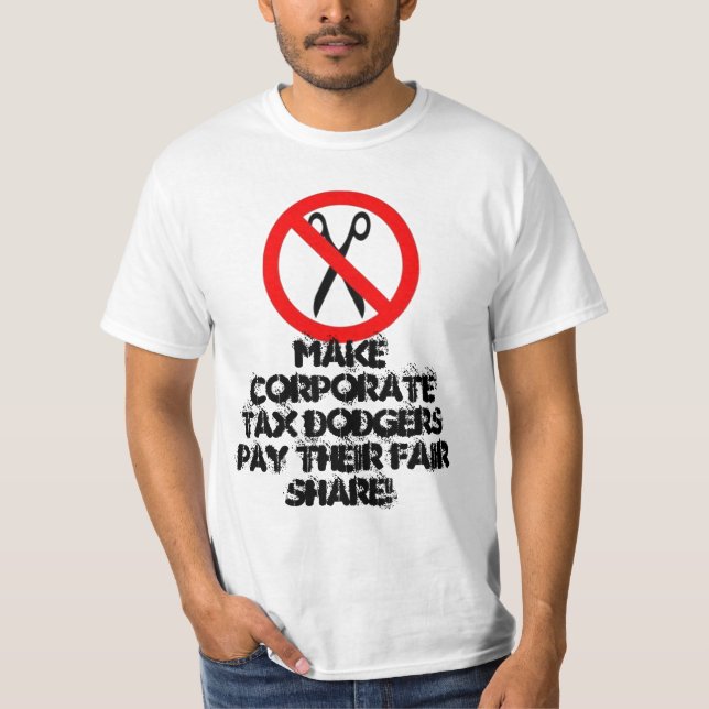 T-shirt Les USA non coupés (Devant)