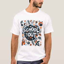 T-shirt Les vacances d'été commencent, c'est l'heure de s'