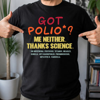 T-shirt Les vaccins fonctionnent grâce à la science Étudia