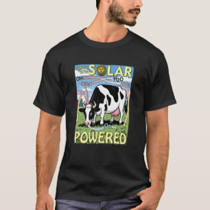 T-shirt Les vaches sont Cycle de Carbone Alimentées à l'He