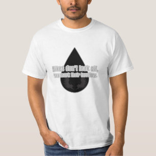 T-shirt Les vélos ne les coulent pas marquent le