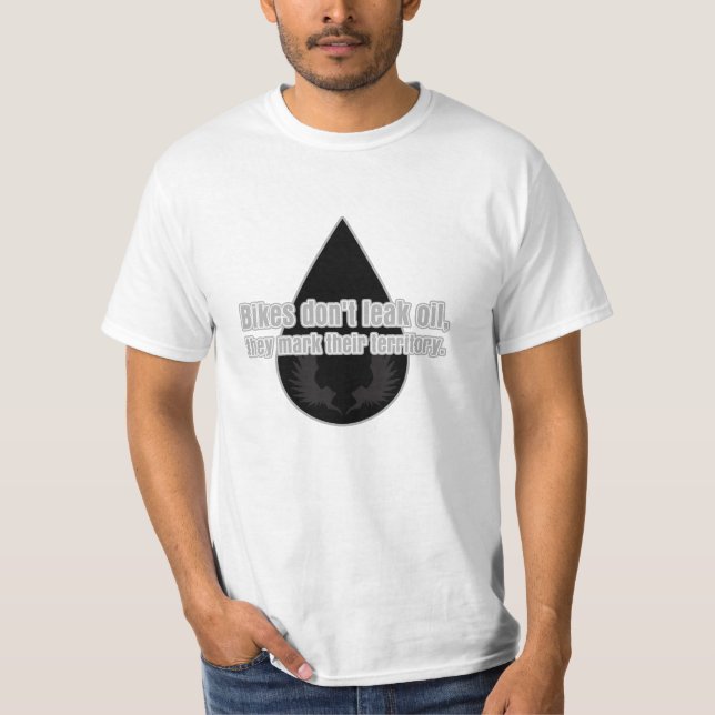 T-shirt Les vélos ne les coulent pas marquent le (Devant)