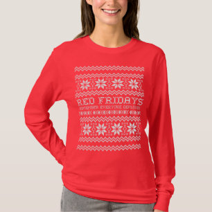 T-shirt Les vendredis rouges Noël laid des militaires