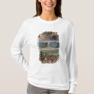 T-shirt Les vergers de Versailles. Vue de piscine de