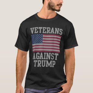 T-shirt Les vétérans contre Trump Patriotique USA T Shirt 