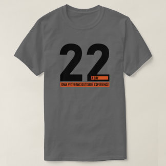 T-shirt Les vétérans de l'Iowa font l'expérience d'une che