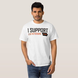 T-shirt Les vétérans de l'Iowa font l'expérience d'une che