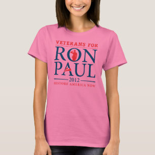 T-shirt Les vétérans de Ron Paul Shirt