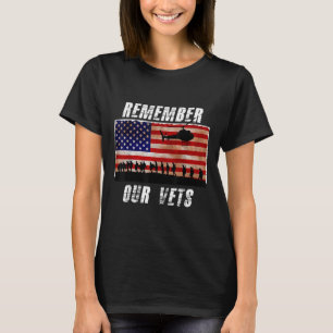 T-shirt Les vétérans du Vietnam se souviennent de nos vété