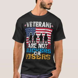 T-shirt Les vétérans ne sont pas des pigeons ou des perdan