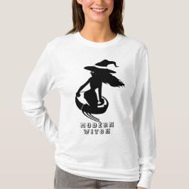 T-shirt Les Vibes de sorcière modernes Halloween
