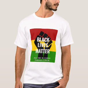 T-shirt LES VIES NOIRES COMPTENT TOUTES UNE EN Christ T-sh