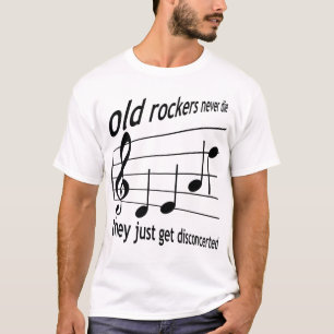 T-shirt Les Vieux Rockers Ne Meurent Jamais - Ils Se Dispa