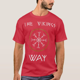 T-shirt Les Vikings Way Vegvisir Grunge