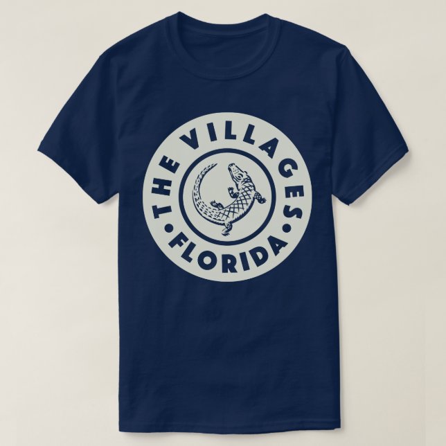 T-shirt Les Villages Florida Circle Tan (Design devant)