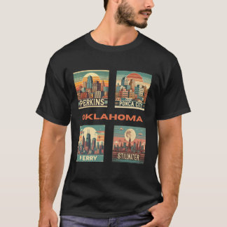T-shirt Les villes de l'Oklahoma
