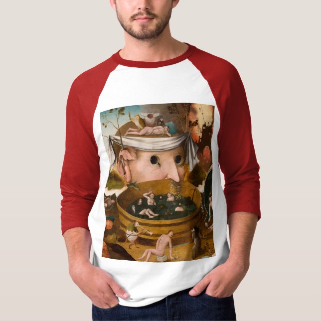 T-shirt Les Visions de Tondal, 1479 par Hieronymus Bosch (Devant)