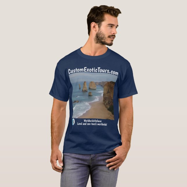 T-shirt Les visites exotiques faites sur commande (Devant entier)