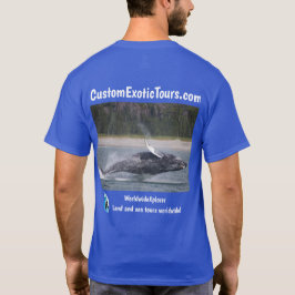 T-shirt Les visites exotiques faites sur commande éléphant