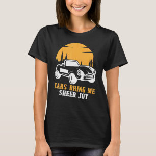 T-shirt Les voitures m'apportent Sheer Joy Loves Voitures