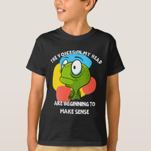 T-shirt Les voix dans la tête drôle humour citation pour f