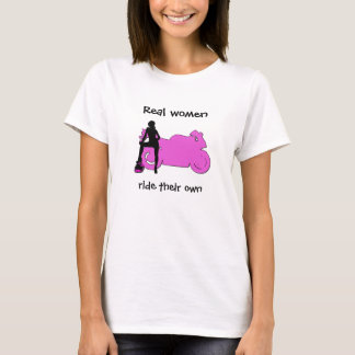 T-shirt Les vraies femmes font le tour de Tee