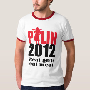 T-shirt Les vraies filles mangent de la viande