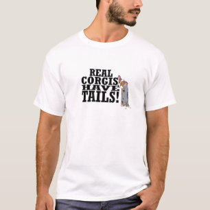 T-shirt Les vrais Corgis ont des queues