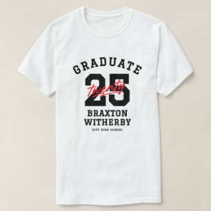 T-shirt Les vrais Diplômés Pas de Casquette Diplôme sur me