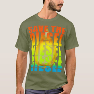 T-shirt Les vrais hommes conduisent Diesel Loud pipes sauv