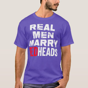T-shirt Les vrais Hommes Épousent Les Redondants Drôle Dit