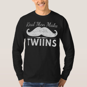 T-shirt Les vrais Hommes Font Des Jumeaux Drôle Jumeaux Pa
