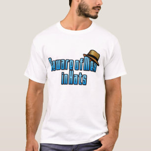 T-shirt Les vrais hommes portent des Casquettes