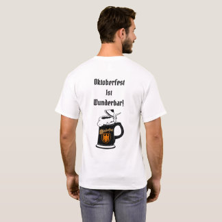 T-shirt Les vrais hommes portent Lederhosen