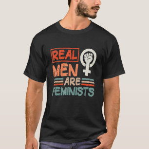 T-shirt Les vrais hommes sont féministes, féminisme Droits