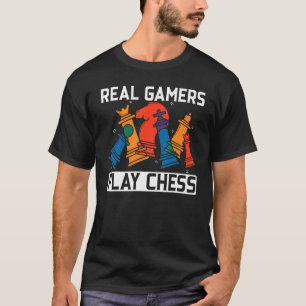 T-shirt Les vrais Joueurs Jouer aux échecs Grand-Maître Je