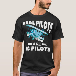 T-shirt Les vrais pilotes sont des pilotes AG Agricoles Du