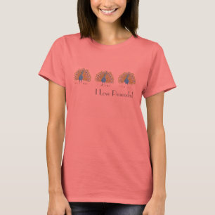 T-shirt Les yeux de l'Inde Peacock par Wendy C. Allen
