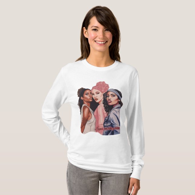 T-shirt Les yeux sur le prix (Devant entier)