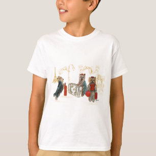 T-shirt Les Yorkies voyageant à Paris Cadeaux pour la fami