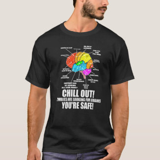 T-shirt Les zombies cherchent des cerveaux Vous êtes Hallo