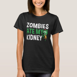 T-shirt Les zombies ont mangé mon opération de la fête d'H