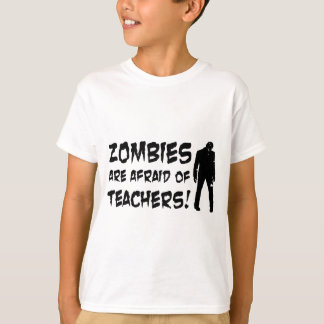 T-shirt Les Zombies Ont Peur Des Enseignants